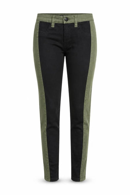 Womens UK Size S Terranova Regular Fit Straight Multicoloured Jeans
