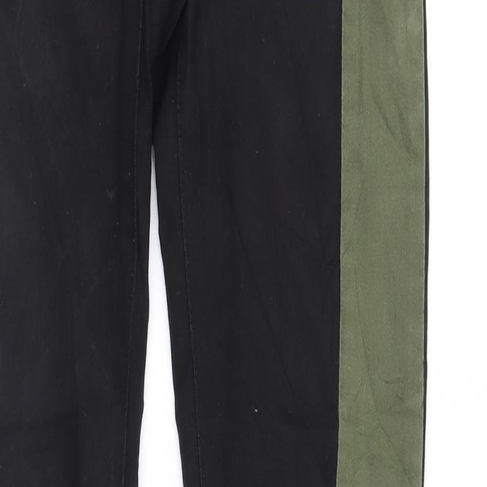 Womens UK Size S Terranova Regular Fit Straight Multicoloured Jeans