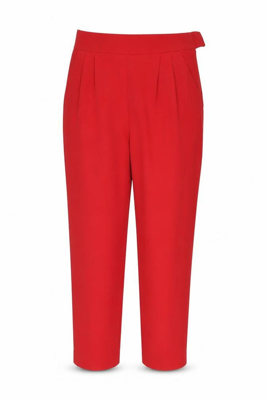 Womens UK Size 6 ASOS Regular Fit  Red Trousers