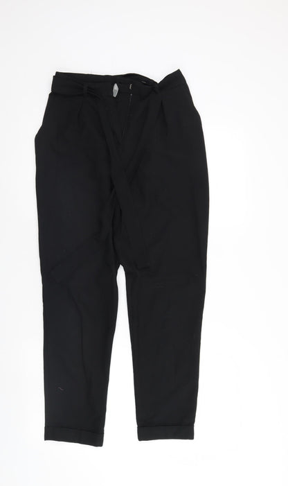 Womens UK Size 6 ASOS Regular Fit  Black Trousers