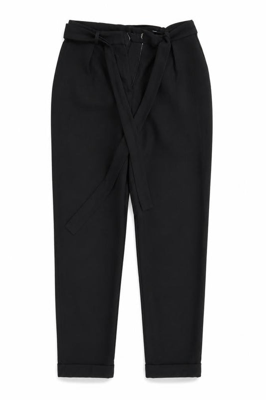 Womens UK Size 6 ASOS Regular Fit  Black Trousers