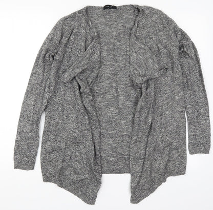 Womens UK Size 6 New Look Grey Cardigan Jumper
