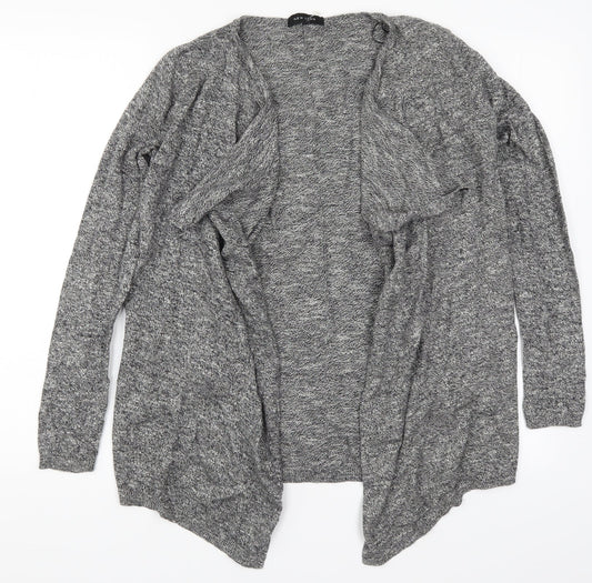 Womens UK Size 6 New Look Grey Cardigan Jumper