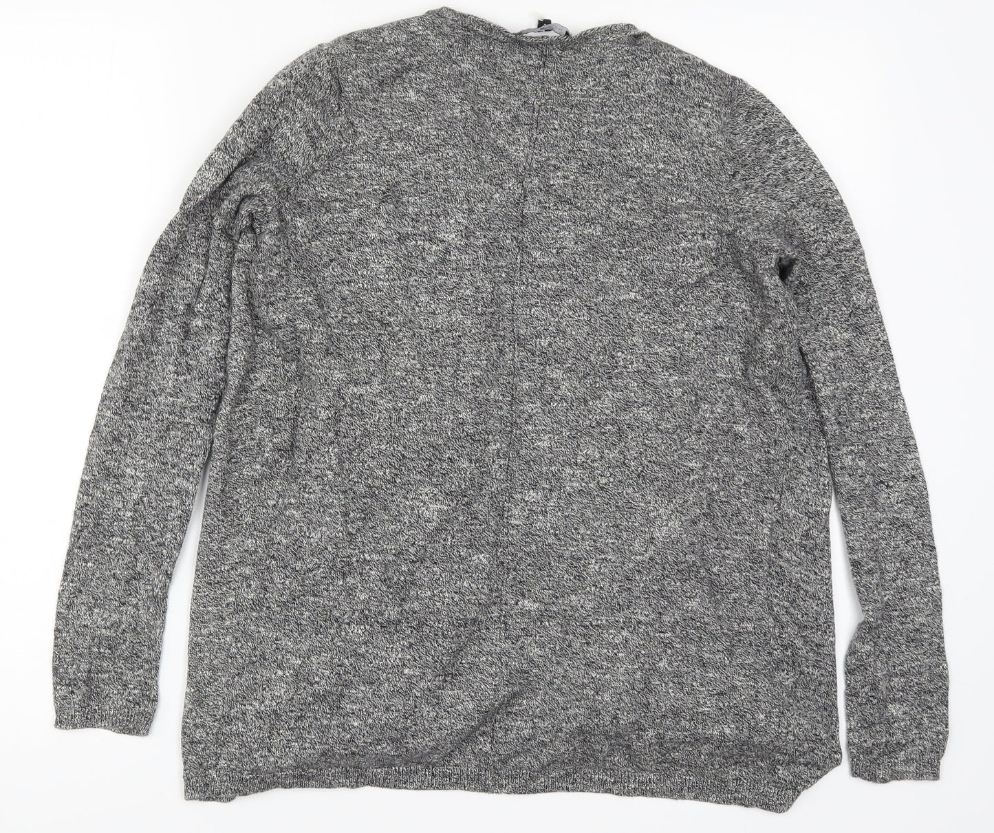 Womens UK Size 6 New Look Grey Cardigan Jumper