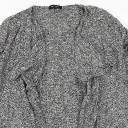 Womens UK Size 6 New Look Grey Cardigan Jumper