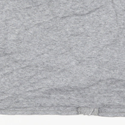 Womens UK Size L Zara Grey Cape Jumper