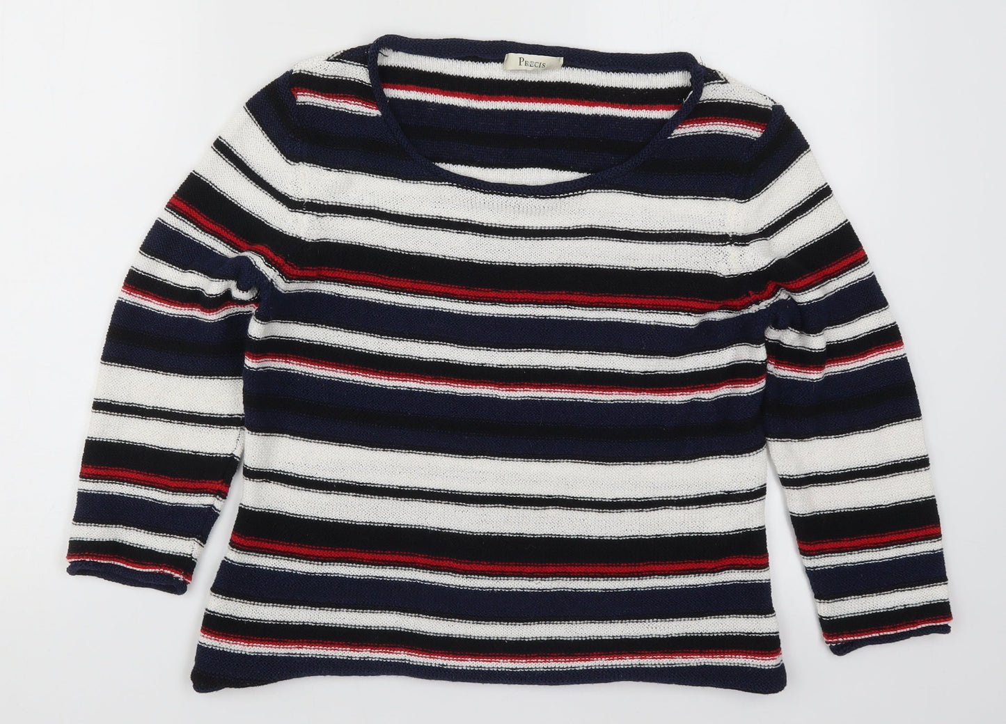 Womens UK Size M Precis Blue Pullover Jumper