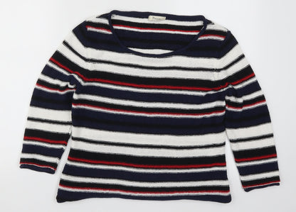 Womens UK Size M Precis Blue Pullover Jumper
