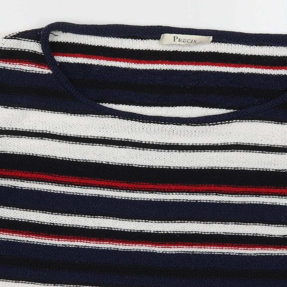 Womens UK Size M Precis Blue Pullover Jumper