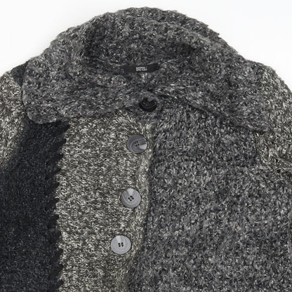 Womens UK Size 10 Marks and Spencer Grey Cardigan Jumper