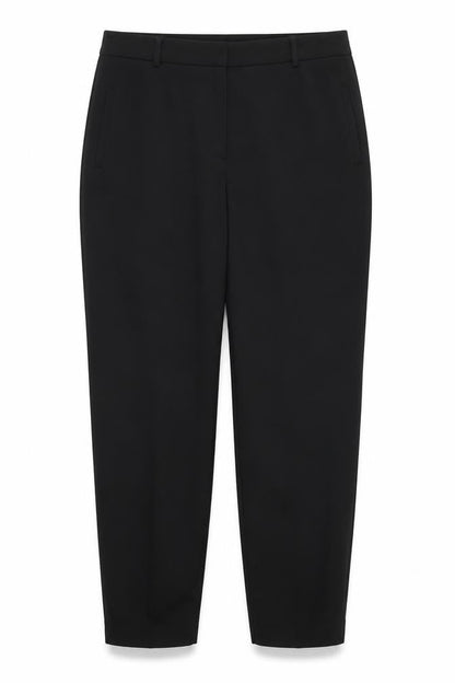 Womens UK Size 16 Preworn Regular Fit  Black Trousers