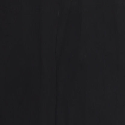 Womens UK Size 16 Preworn Regular Fit  Black Trousers