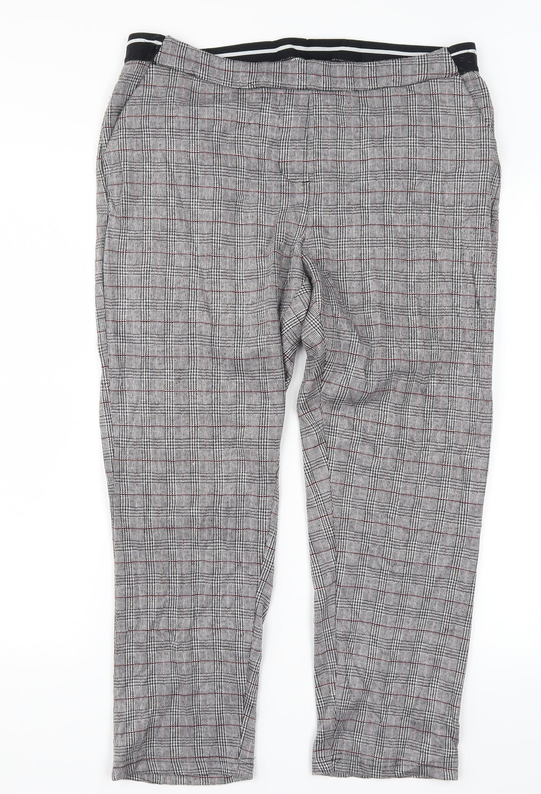 Womens UK Size 14 Damart Regular Fit  Grey Trousers