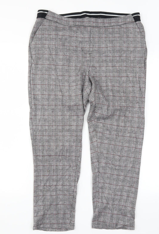 Womens UK Size 14 Damart Regular Fit  Grey Trousers