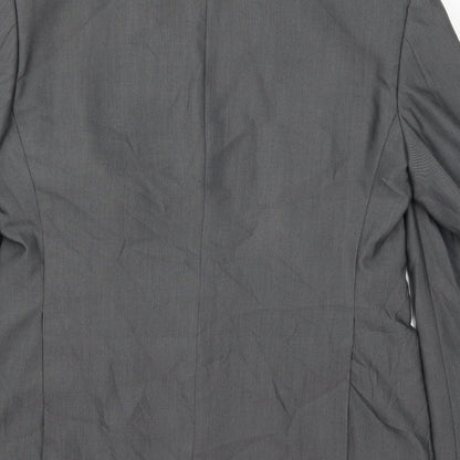 Kurt Muller Mens Grey   Jacket Suit Jacket Size 38