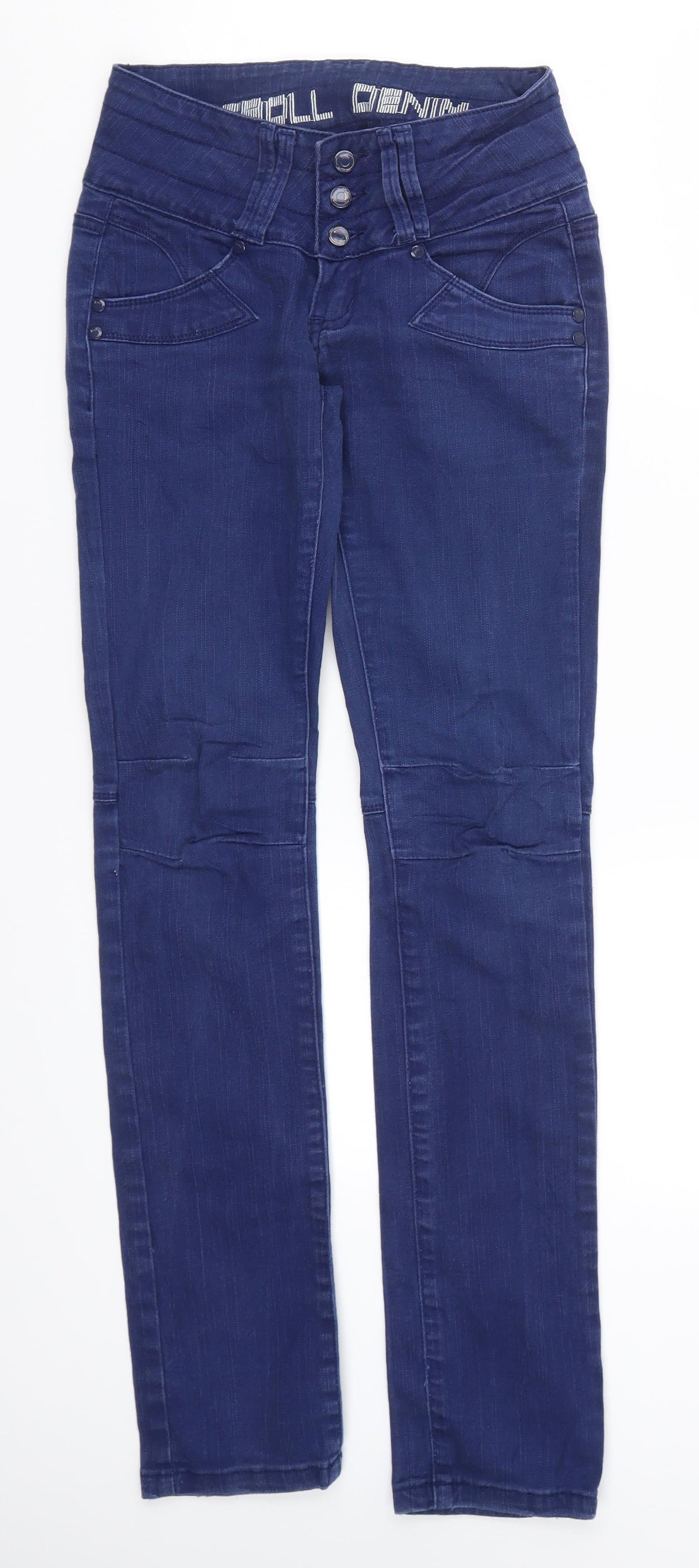 TRL Womens Blue  Denim Skinny Jeans Size 4 L31 in
