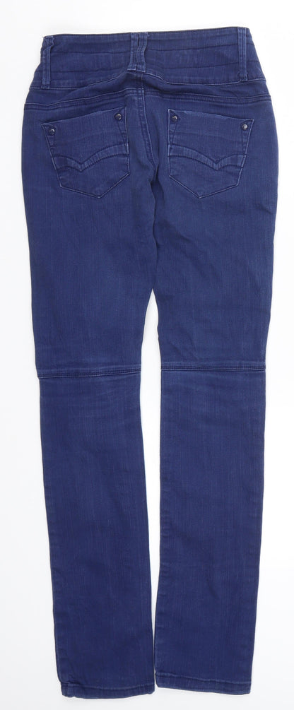TRL Womens Blue  Denim Skinny Jeans Size 4 L31 in