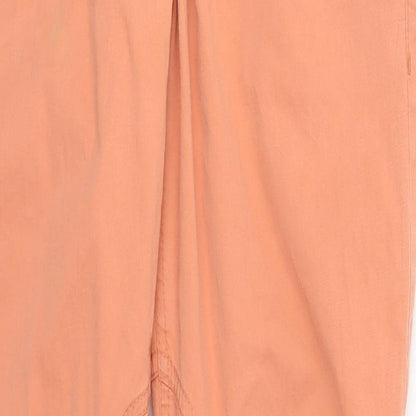 Royal Chicks Womens Orange   Trousers  Size S L28 in
