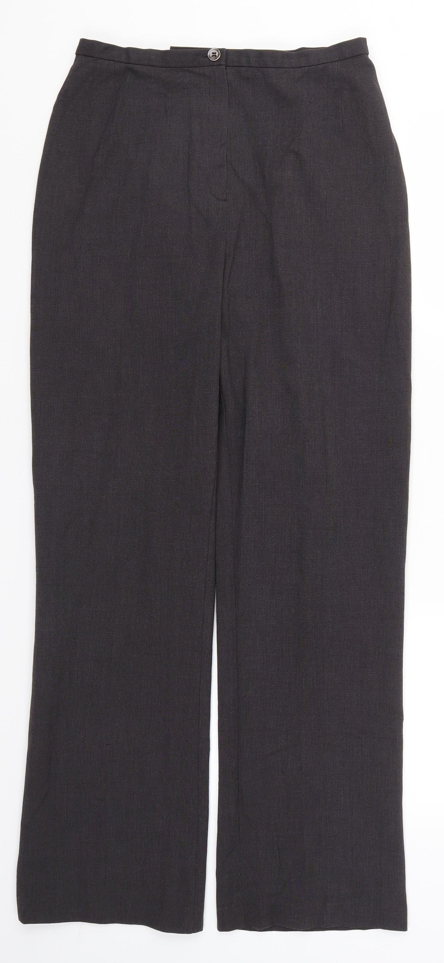 Womens UK Size 12 NEXT Regular Fit  Grey Trousers