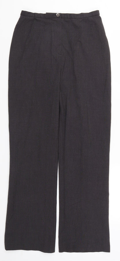 Womens UK Size 12 NEXT Regular Fit  Grey Trousers
