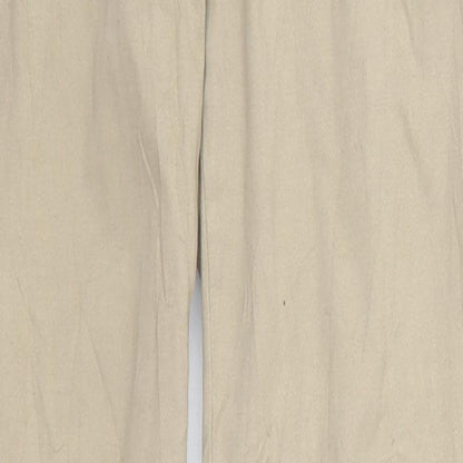 Sesst Womens Beige   Trousers  Size 8 L27.5 in