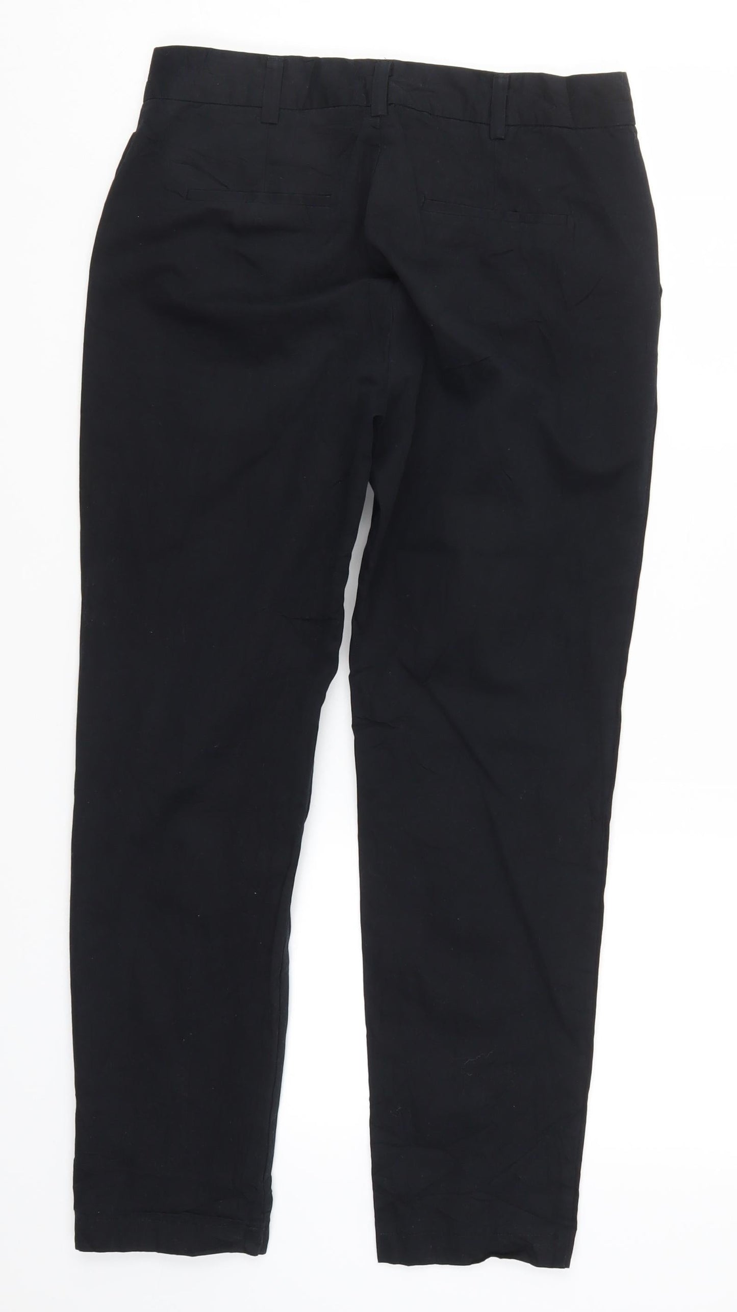 Mango Womens Black   Trousers  Size 8 L25 in