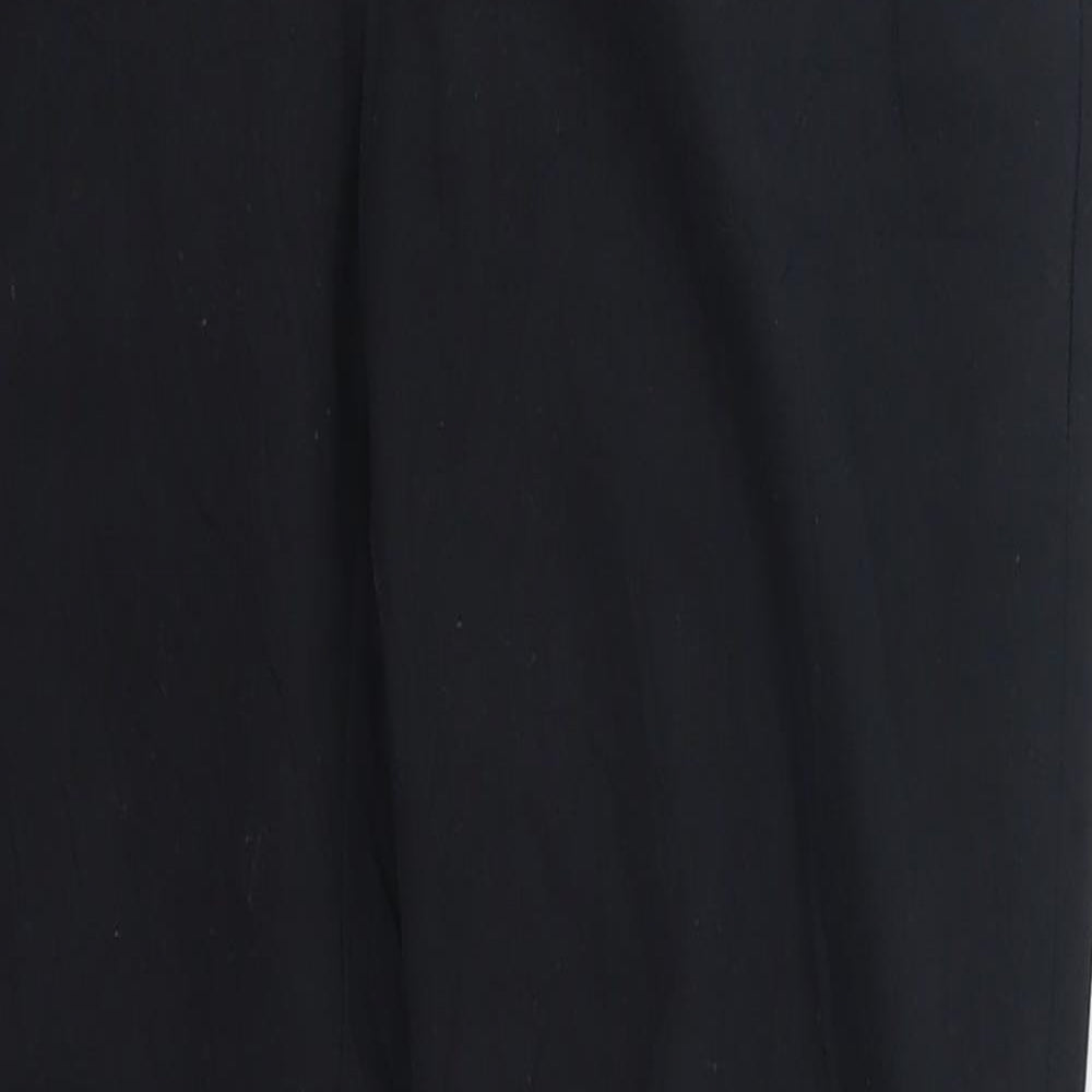 Mango Womens Black   Trousers  Size 8 L25 in