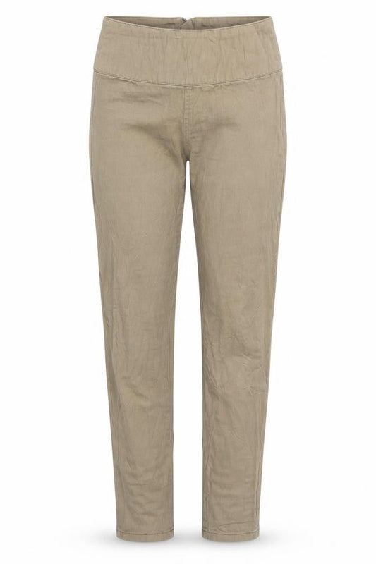 Womens UK Size 27 in Pieces Regular Fit  Beige Trousers