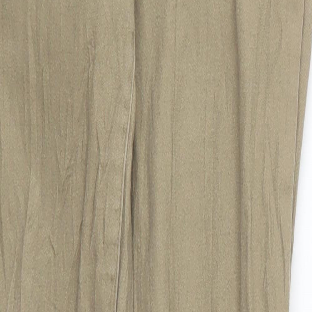 Womens UK Size 27 in Pieces Regular Fit  Beige Trousers