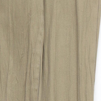 Womens UK Size 27 in Pieces Regular Fit  Beige Trousers