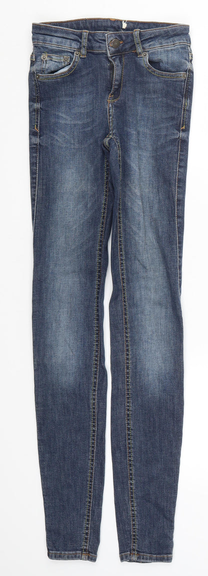 Womens UK Size 24 in Gina Tricot Regular Fit Skinny Blue Jeans