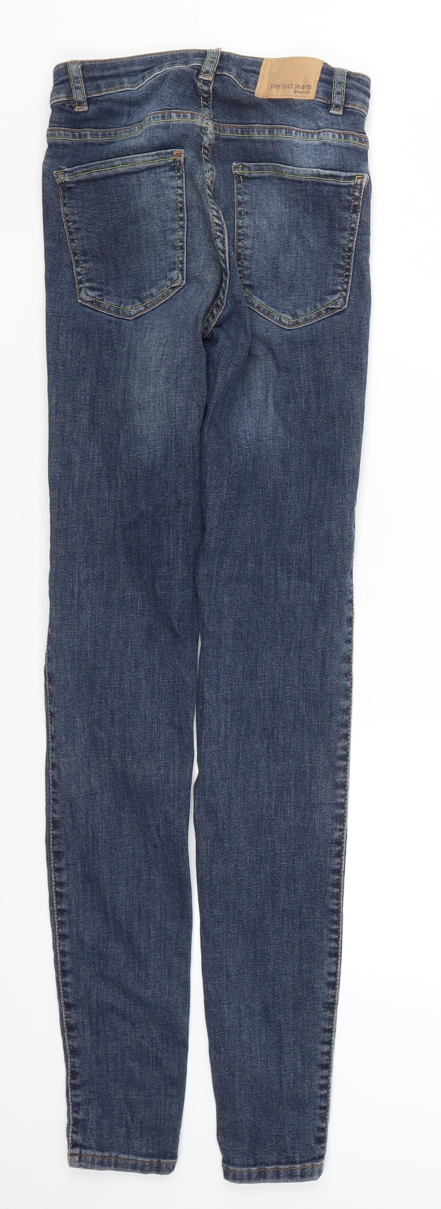 Womens UK Size 24 in Gina Tricot Regular Fit Skinny Blue Jeans