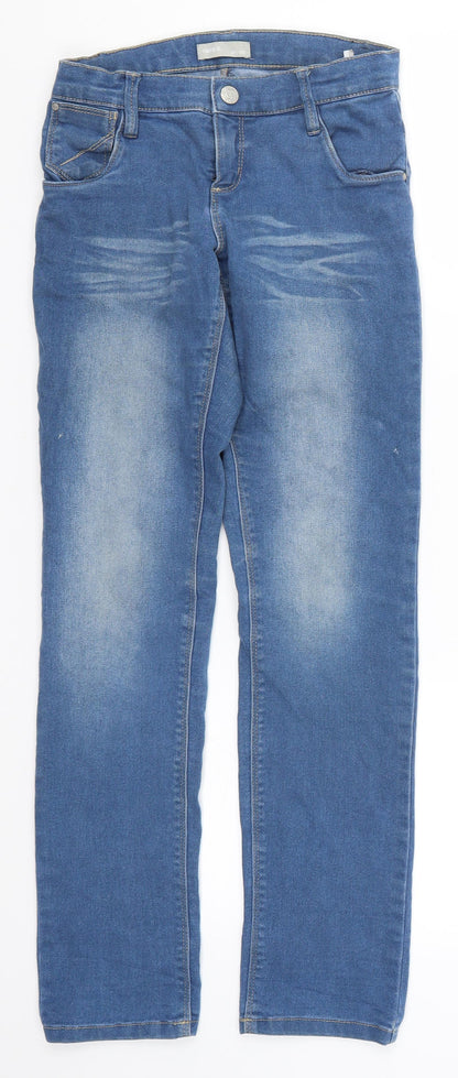 name it Girls Blue  Denim Straight Jeans Size 12 Years