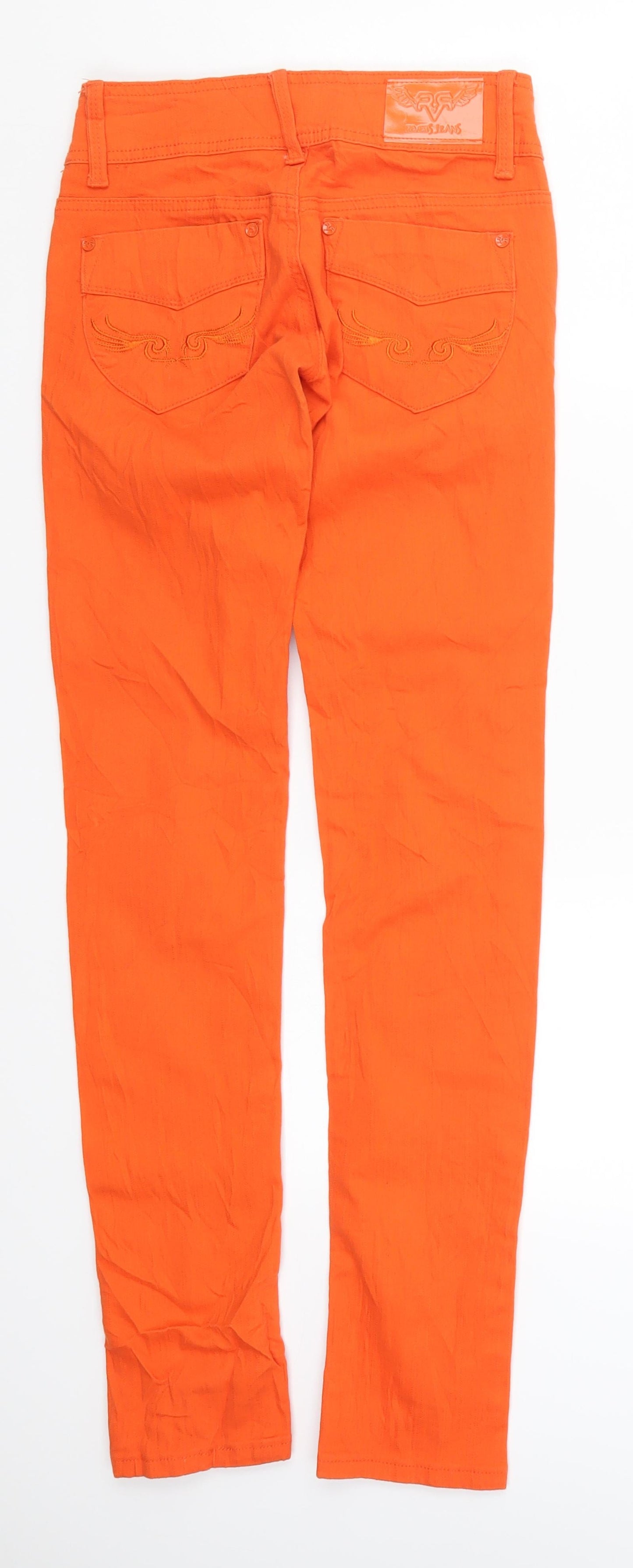 Revers Womens Orange  Denim Skinny Jeans Size 6 L31 in