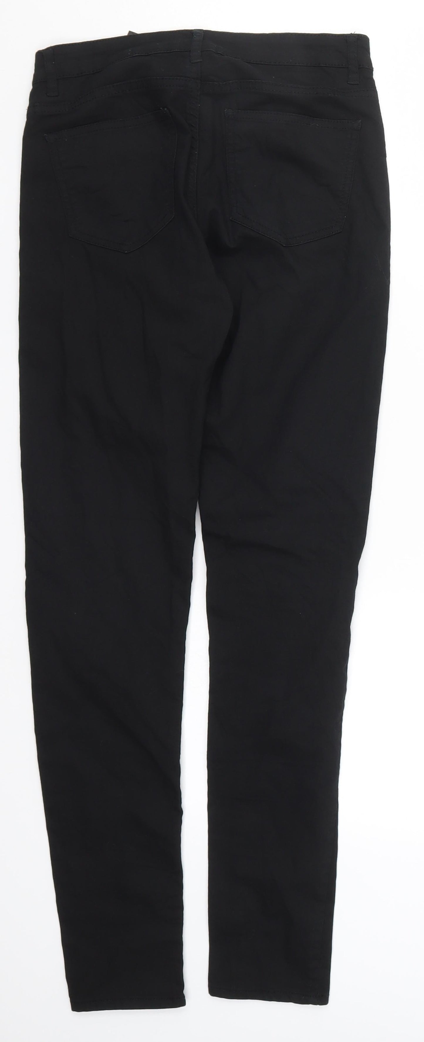Womens UK Size 8 H&M Regular Fit Skinny Black Jeans