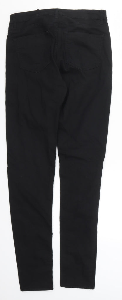 Womens UK Size 8 H&M Regular Fit Skinny Black Jeans