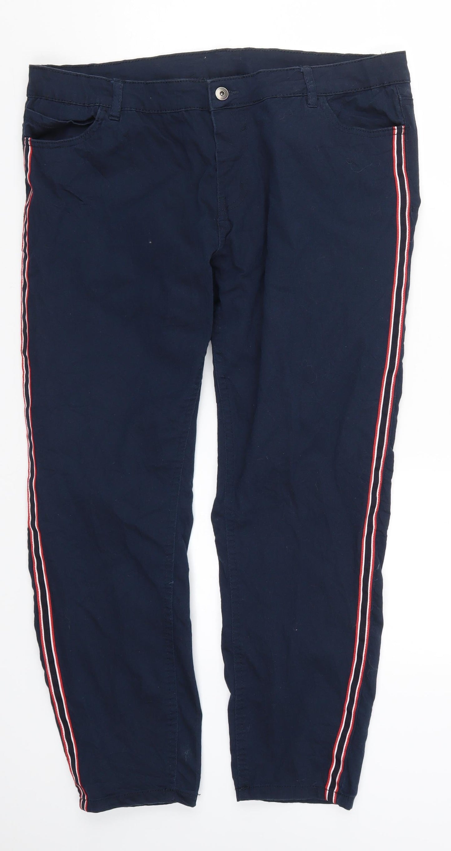 Womens UK Size 38 in Preworn Regular Fit  Blue Trousers