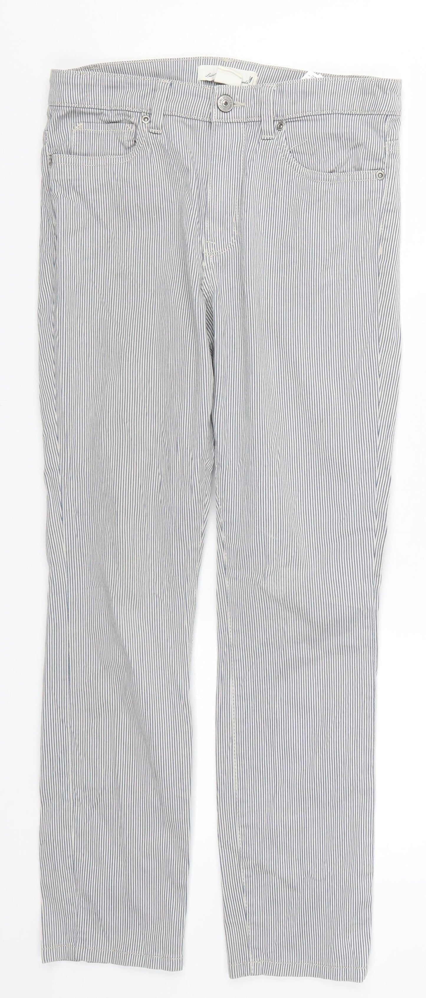 Womens UK Size 8 H&M Regular Fit Skinny Blue Jeans