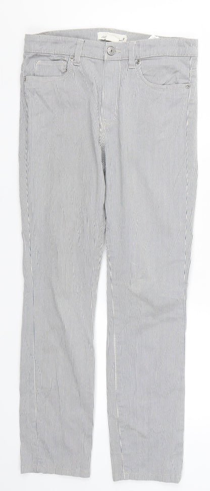 Womens UK Size 8 H&M Regular Fit Skinny Blue Jeans