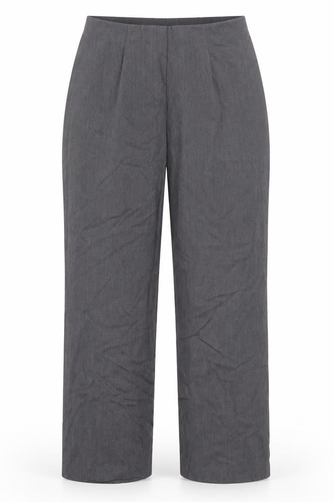 Perrugi Womens Grey   Trousers  Size 14 L27 in