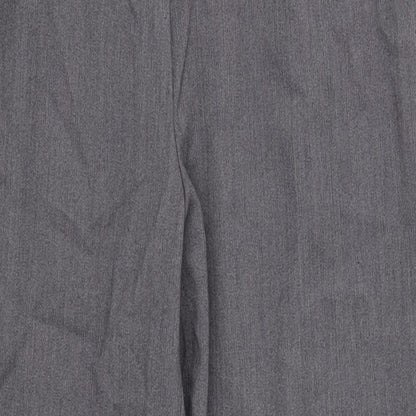 Perrugi Womens Grey   Trousers  Size 14 L27 in