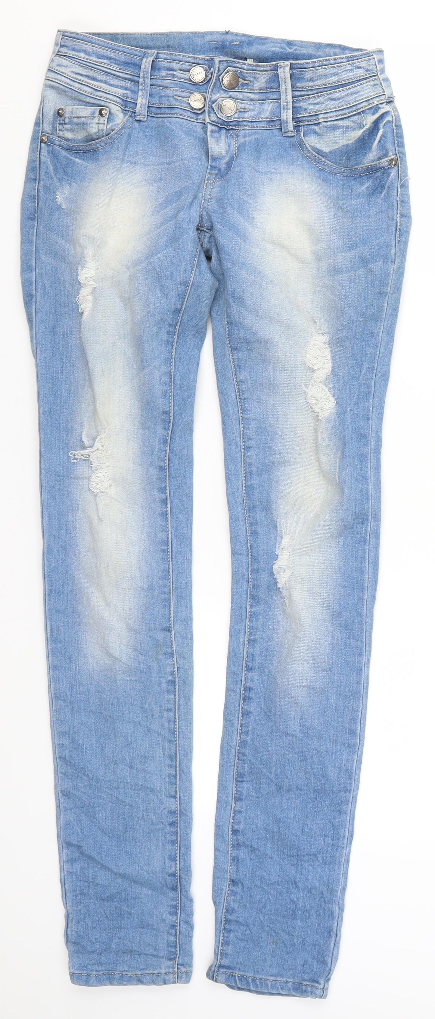 Anuke Womens Blue  Denim Skinny Jeans Size 28 in L31 in