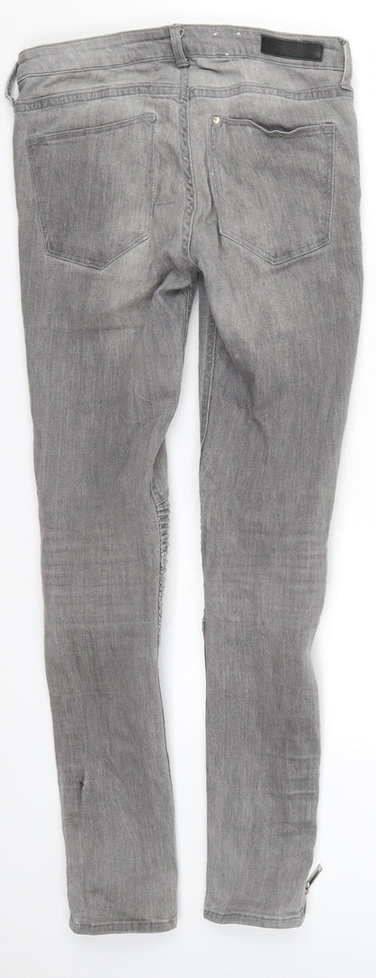 H&M Womens Grey  Denim Skinny Jeans Size 26 in L29 in