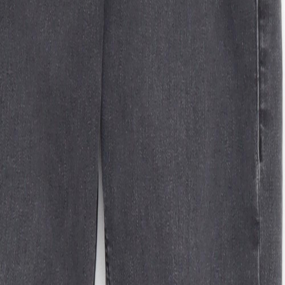 Topshop Womens Grey  Denim Skinny Jeans Size 28 in L28 in