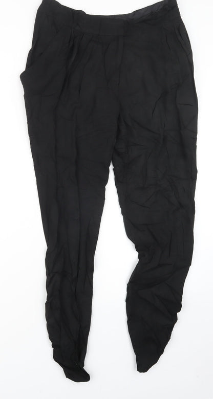 Womens UK Size 10 F&F Regular Fit  Black Trousers