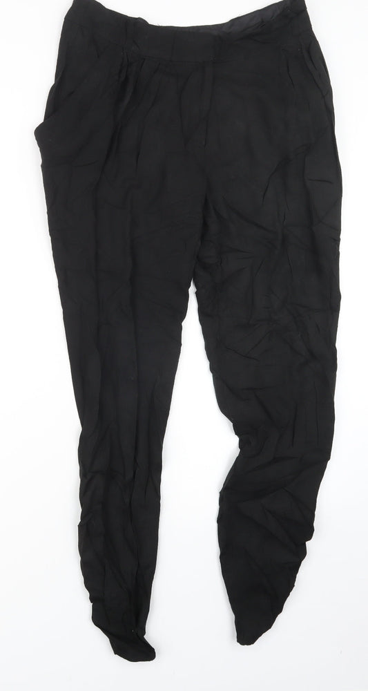F&F Womens Black   Trousers  Size 10 L30 in