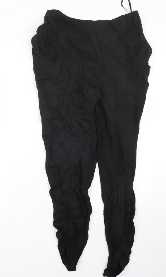 F&F Womens Black   Trousers  Size 10 L30 in