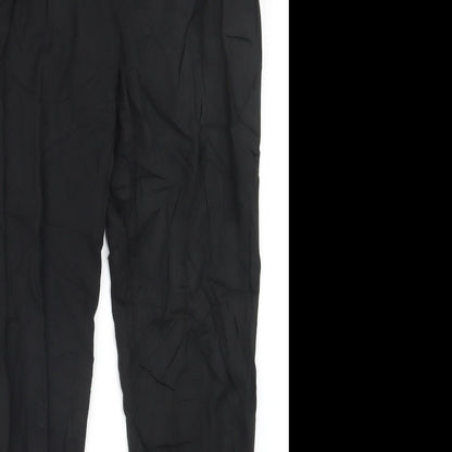 Womens UK Size 10 F&F Regular Fit  Black Trousers