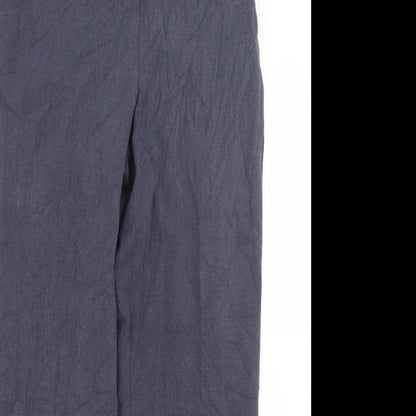 Marks and Spencer Womens Blue   Trousers  Size 8 L28 in