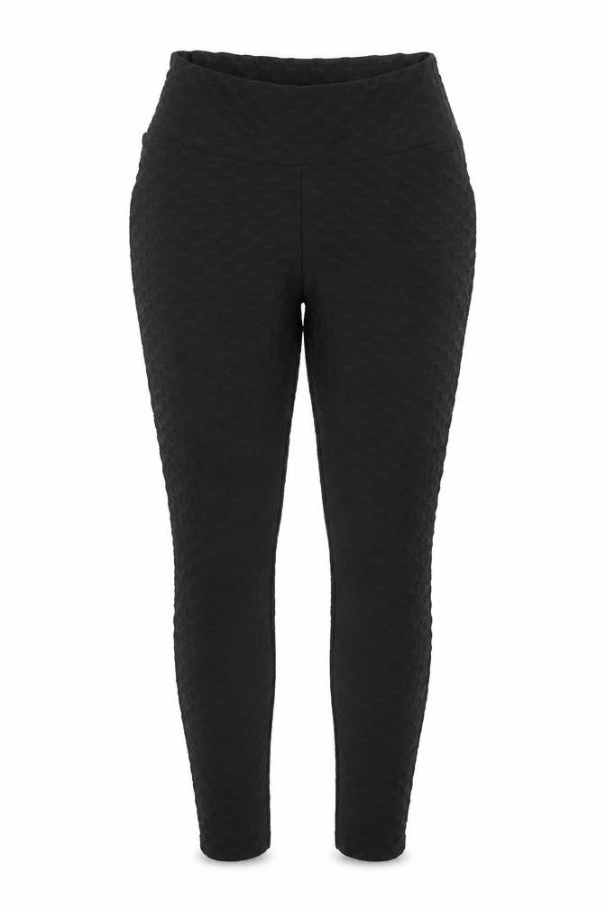 Womens UK Size L Preworn Regular Fit  Black Trousers